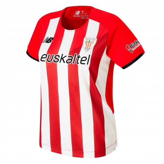 Camiseta Athletic Bilbao Replica Primera Ropa Mujer 2021/22 Rojo